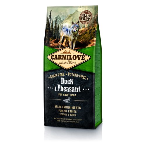 Carnilove Dog Adulte - Canard & Faisan 12kg Covetrus