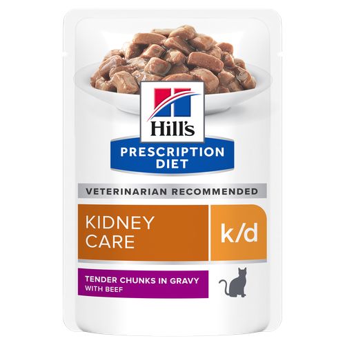 Hill's Prescription Diet k/d Beef 85 g - MyStetho Veterinary