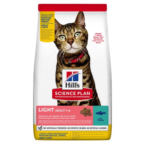 Hill's Science Plan Light Adult Tuna 1.5 kg - MyStetho Veterinary