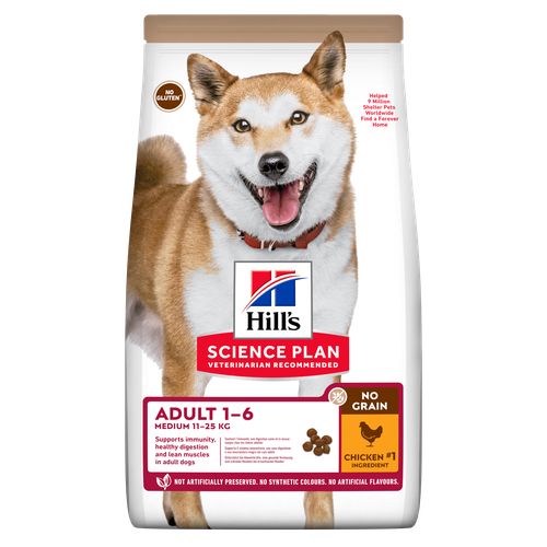 Hill's Science Plan No Grain Medium Adult Chicken 2.5 kg - MyStetho Veterinary