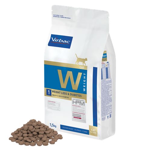 HPM Cat Weight W1 Loss & Diabetes 3 kg Virbac