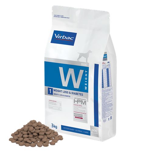 HPM Dog Weight W1 Loss & Diabetes 3 kg Virbac