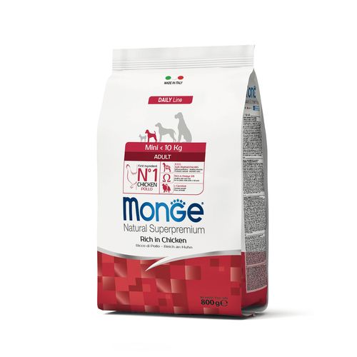 Monge Daily Line – Adult Mini poulet Delphin-Amazonia