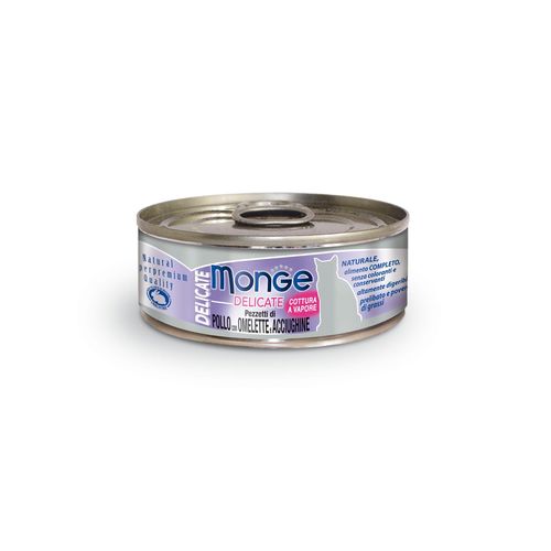 Monge Delicate Cat Ad. Chicken&Om&An 80g - MyStetho Veterinary