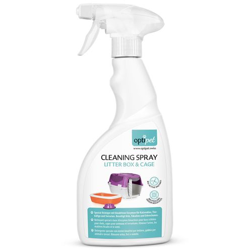 Optipet Cleaning Spray Box & Cage, 500ml - MyStetho Veterinary
