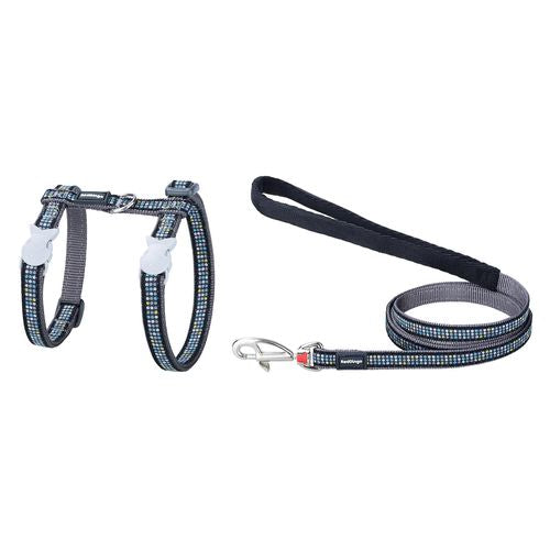 RedDingo Harnais & Laisse pour chat Modern gris XS - MyStetho Veterinary