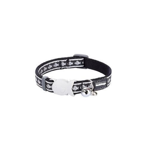 RedDingo RougeDingo collier pour chat Reflective Possion noir - XS - MyStetho Veterinary