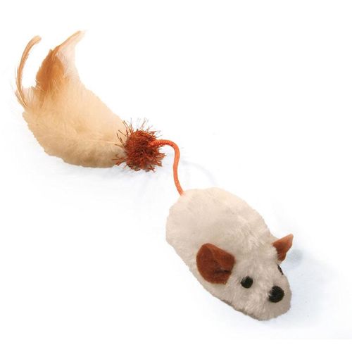 Swisspet souris en fourrure, blanche - MyStetho Veterinary
