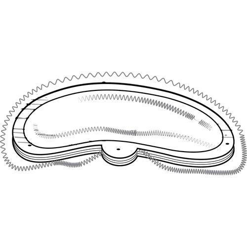 SwisspetLiving SP Living, Rein + auge grande, 75x51x3cm Delphin-Amazonia