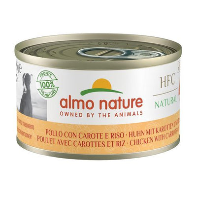 Almo HFC Cuisine Dog Poulet, carottes & riz, 95g - MyStetho Veterinary