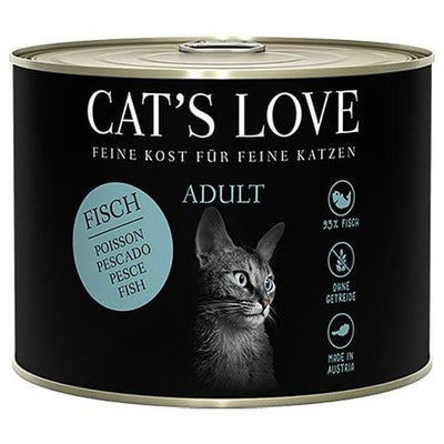 CAT'S LOVE Adult Poisson pure, 200g - MyStetho Veterinary