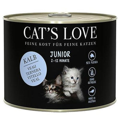 CAT'S LOVE Junior Veau, 200g - MyStetho Veterinary