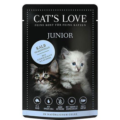 CAT'S LOVE Junior Veau, 85g - MyStetho Veterinary