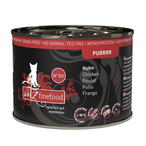 Catz Finefood Purrrr No. 103 avec poulet, 200g Delphin-Amazonia 