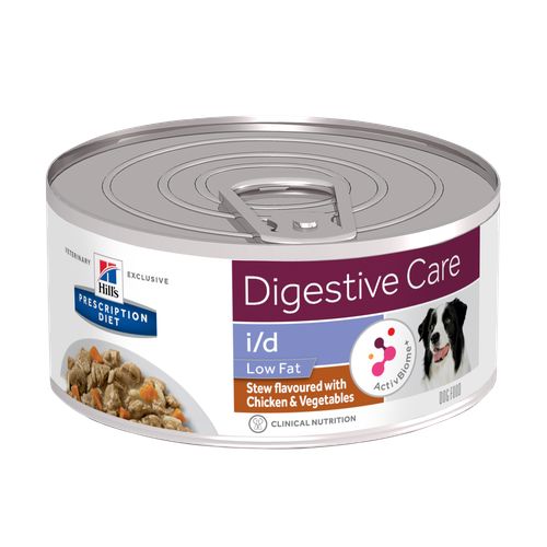 Hill's Prescription Diet i/d Low Fat Mini Chicken and vegetables stew can 156 g - MyStetho Veterinary