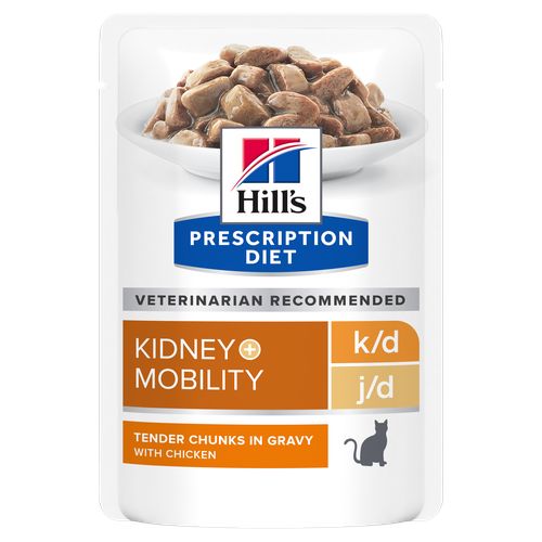 Hill's Prescription Diet k/d + Mobility Chicken 85 g - MyStetho Veterinary