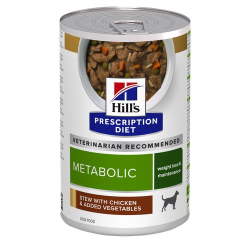 Hill's Prescription Diet Metabolic with Vegetables and chicken stew can 354 g - MyStetho Veterinary