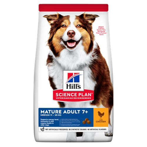 Hill's Science Plan Medium Mature Adult 7+ Chicken 2.5 kg - MyStetho Veterinary
