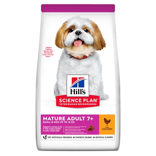 Hill's Science Plan Small & Mini Mature Adult 7+ Chicken 6 kg - MyStetho Veterinary
