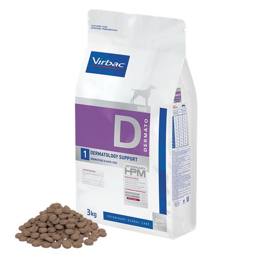 HPM Dog Dermato D1 Dermatology Support 12 kg Virbac 