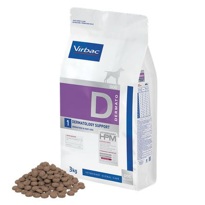 HPM Dog Dermato D1 Dermatology Support 12 kg Virbac 