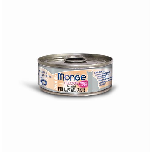 Monge Delicate Cat Ad. Chicken&Car&P 80g - MyStetho Veterinary