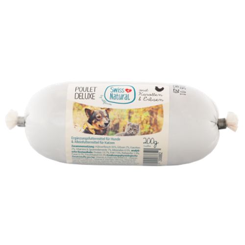 Poulet Deluxe mit Erbsen und Karotten 200g Swiss Natural 