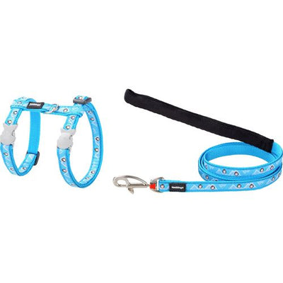 RD Cat Harness&Lead Penguin Turquoise XS 12 Neck 21-35cm, Body 27-48cm, Lead 1.2m - MyStetho Veterinary