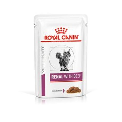 Royal Canin RENAL RIND/BOEUF Thin Slices in Gravy 85 g Royal Canin 