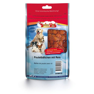 SwissDog Pouletbällchen mit Reis, 150g - MyStetho Veterinary
