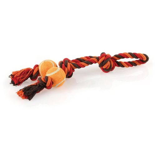 Swisspet corde en coton avec 2 balles, ø7x44cm - MyStetho Veterinary