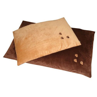 swisspet Soft Duvet S, dunkelbraun/braun 35x50cm, mit Pfotenmotiv Delphin-Amazonia 