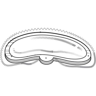 SwisspetLiving SP Living, Rein + auge grande, 75x51x3cm Delphin-Amazonia 