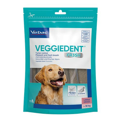 Veggiedent chiens L (> 30 kg) 15 pièces - MyStetho Veterinary